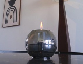 Επιτραπέζια Εστία Φωτιάς Globus 10 Tenderflame με διάρκεια καύσης 2 - 3 ώρες, χωρητικότητα δεξαμενής 60ml και διαστάσεις 10.5x8.8cm - Graphite