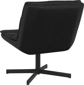 vidaXL Περιστρεφόμενη καρέκλα Μαύρο 63 x 75 x 76 εκ Τεχνητό Δέρμα