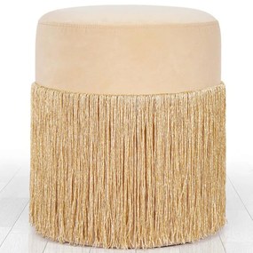 Σκαμπό Merkur 209FLF1255 Φ45x40cm Gold
