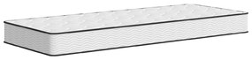 Στρώμα με Bonnell Springs Medium 90x190 εκ. Μονό - Λευκό