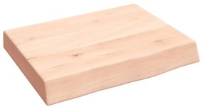 vidaXL Ράφι Τοίχου 40x30x(2-6) εκ. από Ακατέργαστο Μασίφ Ξύλο Δρυός