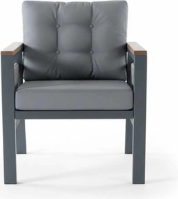 Σετ Κήπου Γκρι FLIDRA 170x60x78