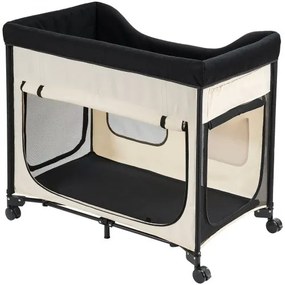 VEVOR Elevated Lounge Pet Bed Foldable Bunk Dog Bed with Wheels &amp; Side Bags XL
