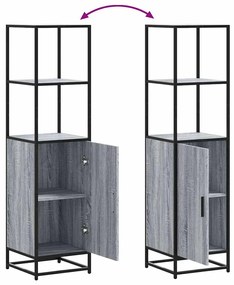 HIGHBOARD GREY SONOMA ΚΑΤΑΣΚΕΥΑΣΜΕΝΟ ΞΥΛΟ ΚΑΙ ΜΕΤΑΛΛΟ 849047