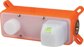 Acquanet Square 0835 Black Matt - Εντοιχιζόμενη μπαταρία νιπτήρα