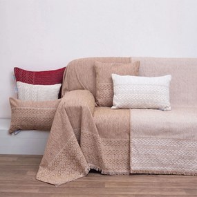 Ριχτάρι 1446 Beige Anna Riska Four-Seater 180x320cm Chenille