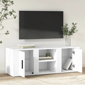 vidaXL Έπιπλο Τηλεόρασης Λευκό 100 x 31,5 x 35 εκ. Επεξεργασμένο Ξύλο