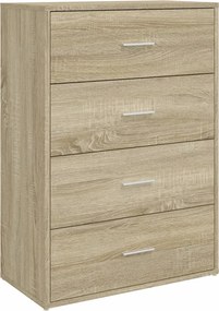 vidaXL Ντουλάπι Sonoma Δρυς 60x31x84 εκ. Επεξεργασμένο Ξύλο