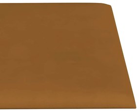 vidaXL Πάνελ Τοίχου 12 τεμ. Κρεμ 60x15 εκ. 1,08 μ² Βελούδο