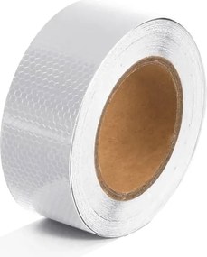 vidaXL Ταινία Ανακλαστική Λευκή 5 εκ. x 20 μ. από PVC