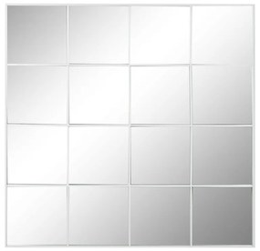 Τοίχο καθρέφτη Home ESPRIT Λευκό Παράθυρο Scandi 122 x 2 x 122 cm