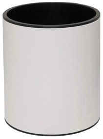 Κάδος Απορριμμάτων 5Lt 2024-033 Φ20x24cm White Pam &amp; Co Stainless Steel