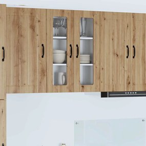 vidaXL Ραφιέρα τοίχου LUCCA Artisan Δρυς 60 x 31 x 80 εκ.