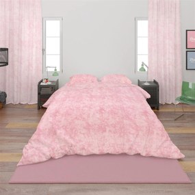 Σεντόνια Σετ 4 τεμ Βαμβακερά King Size Premium Shadow 617 240X270 Pink DimCol