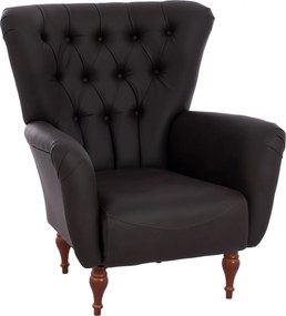 ΠΟΛΥΘΡΟΝΑ ΜΠΕΡΖΕΡΑ Τ. CHESTERFIELD ΣΕ ΧΡΩΜΑ ΚΑΦΕ HM9217.03 87x88x100 εκ.