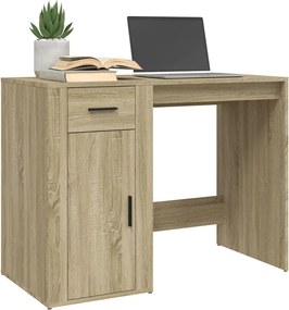 vidaXL Γραφείο Sonoma Δρυς 100x49x75 εκ. από Επεξεργασμένο Ξύλο