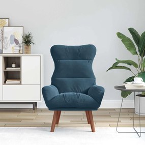 vidaXL Πολυθρόνα Μπλε 69 x 74 x 93 εκ. Βελούδο