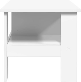 vidaXL Τραπεζάκι σαλονιού Λευκό 90 x 50 x 45 cm Επεξεργασμένο ξύλο