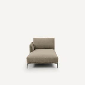 Ανάκλιντρο Oscar από βελούδο stonewashed, σχεδίασης E. Gallina