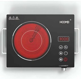 Hoomei HM-5377P Επιτραπέζια Εστία Επαγωγική Μονή