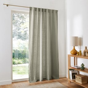 Λινή κουρτίνα με κρυφές θηλιές, Elba