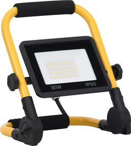 vidaXL Προβολέας LED με Λαβή Ψυχρό Λευκό 30 W