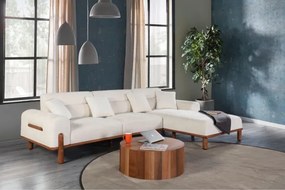 Stewehome Γωνιακός καναπές με λειτουργία κρεβατιού μοντέρνου στιλ