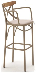 Barstool Antique/SB-M COM  metax-02-00-0723 διάστ.51.0000 x 53.0000 x 111.0000