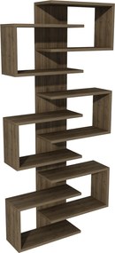 Βιβλιοθήκη Καρυδί LOTUS 75x21,3x161,3