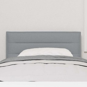 vidaXL Κεφαλάρι Ανοιχτό γκρι 80 cm ύφασμα