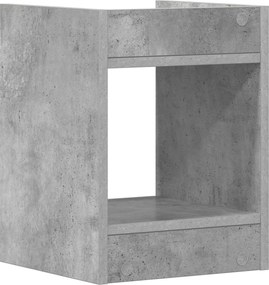 vidaXL Βάση φυτών με ράφι 2 pcs Σκυρόχρωμο Γκρι 30 x 30 x 40 cm