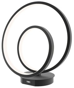 Φωτιστικό Επιτραπέζιο Lieve LED-LIEVE-L-NER 15W Led Φ18cm 31,6cm Black Luce Ambiente Design Aluminium