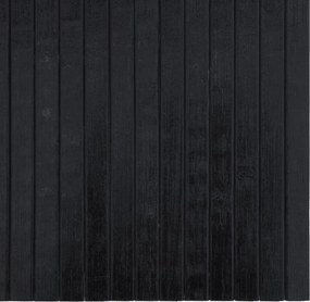 vidaXL Χαλί Ορθογώνιο Μαύρο 60 x 400 εκ. Μπαμπού