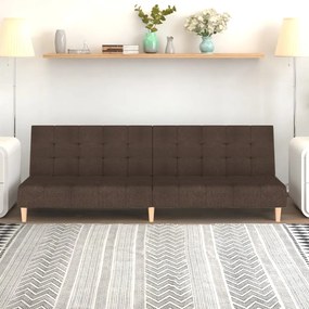 vidaXL Καναπές Κρεβάτι Διθέσιος Taupe Υφασμάτινος