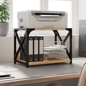 VidaXL Βάση Εκτυπωτή 2 Επιπέδων Sonoma Δρυς 44x26x31,5 εκ Επεξ. Ξύλο