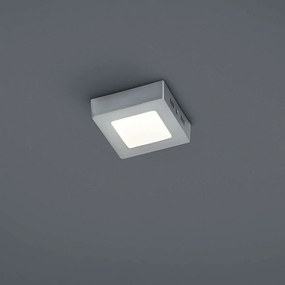 Φωτιστικό Οροφής - Πλαφονιέρα Led Zeus 657110607 12x12cm Nickel Trio Lighting Μέταλλο