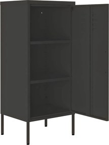 vidaXL Ντουλάπι Αποθήκευσης Ανθρακί 42,5x35x101,5 εκ. από Ατσάλι