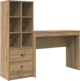 VidaXL Γραφείο Artisan Oak 145,5 x 40 x 127 εκ 2 τμχ.
