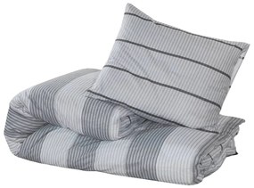 vidaXL Σετ Παπλωματοθήκης Γκρι 200x220 εκ. Βαμβακερό