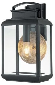 Φανάρι Απλίκα Φωτιστικό Τοίχου 1xE27 46cm IP44 Byron Elstead Lighting QZ-BYRON-L-GR Ανθρακί