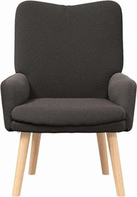 vidaXL Πολυθρόνα Σκούρο Γκρι 63 x 67 x 94 εκ.