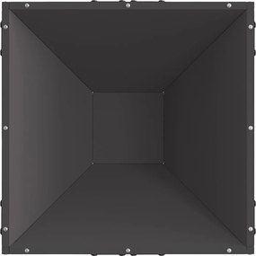vidaXL Φωτιά Μαύρο 50 x 50 x 35 cm Ατσάλι