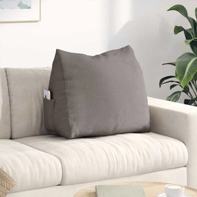 vidaXL Μαξιλάρι Πλάτης Taupe 60 x 20 x 50 εκ. ύφασμα