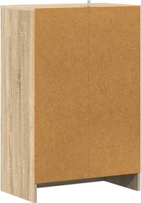 vidaXL Παπουτσοθήκη Sonoma Δρυς 60 x 35 x 92 εκ. από Επεξ. Ξύλο