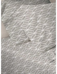 Παπλωματοθήκη Menta Εμπριμέ 520 Grey Υπέρδιπλη (230x250)