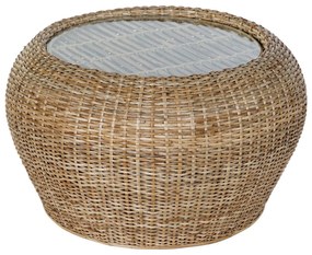 Βοηθητικό Τραπέζι DKD Home Decor 8424001825165 82 x 82 x 48 cm Κρυστάλλινο Φυσικό Αλουμίνιο