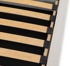 Επενδυμένο κρεβάτι Pirkun-160 x 200-Μαύρο