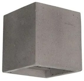 Απλίκα φωτιστικό τοίχου Concrete από τσιμέντο Viokef-4096901-Γκρι 4096901