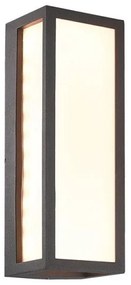Απλίκα Φωτιστικό Τοίχου LED 10W IP65 Μαύρο E202 Zambelis-E202-Μαύρο E202