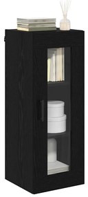 vidaXL Επιτοίχιο ντουλάπι Μαύρη Οξυά 34,5 x 34 x 90 εκ.